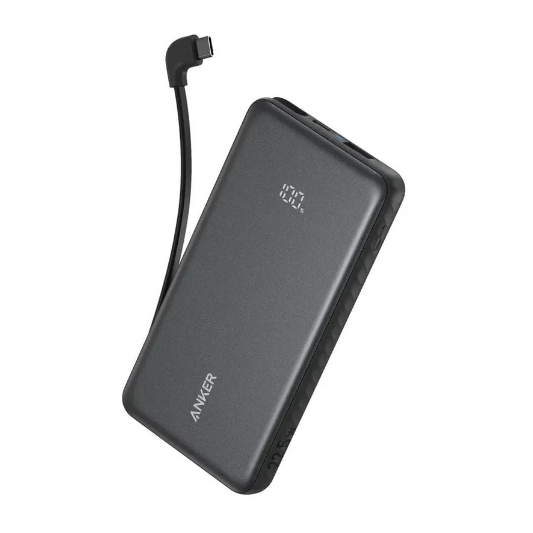 Anker Zolo 10000mAh 22.5W Power Bank with Built-In USB-C Cable