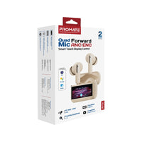Promate Arix ANC TWS Earbuds with Smart IPS Touch Display