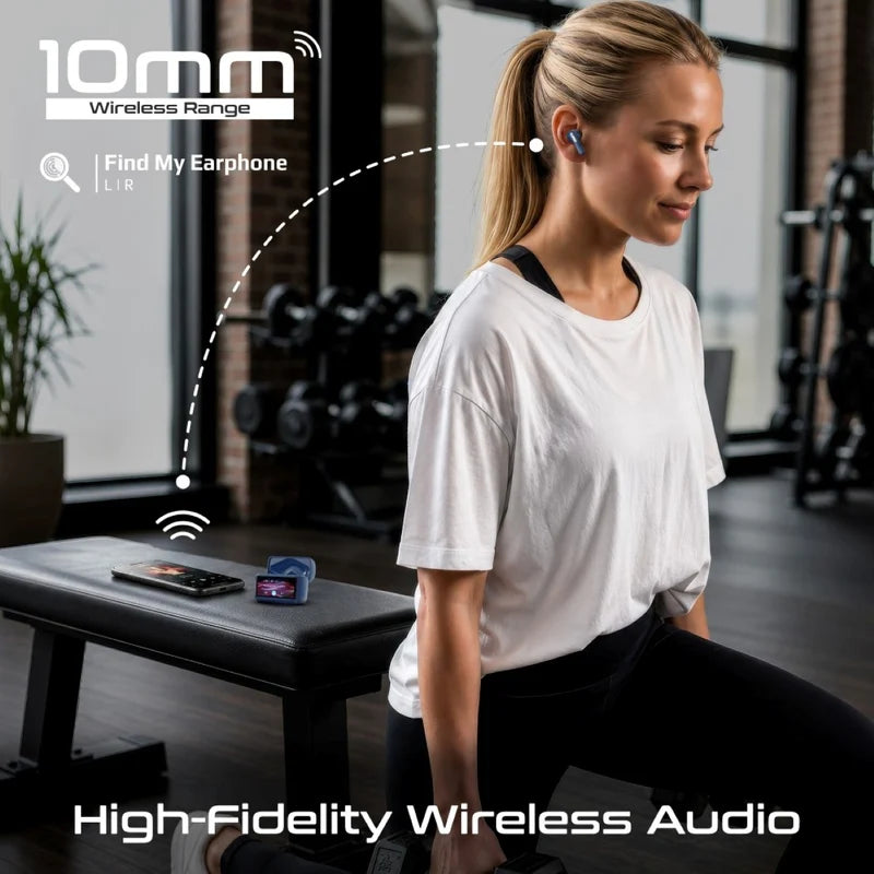 Promate Arix ANC TWS Earbuds with Smart IPS Touch Display