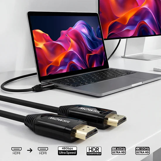 Mowsil MOC810 8K HDMI 2.1 Active Optical Cable 10M – 48Gbps