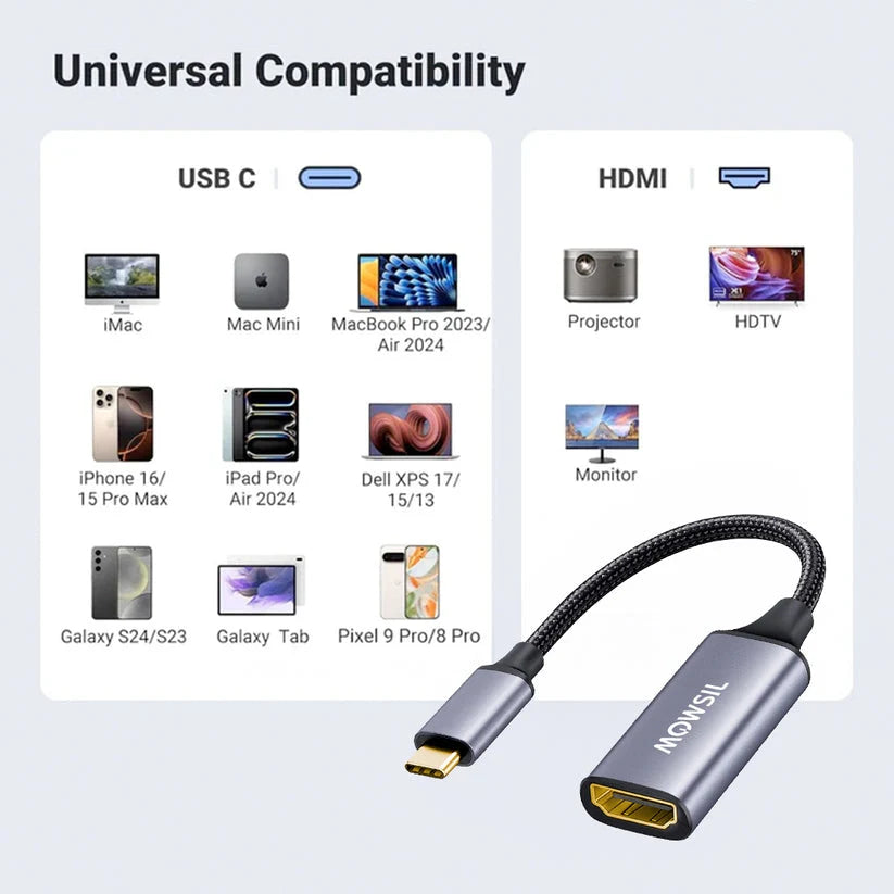 Mowsil MOCHD USB-C To HDMI Adapter