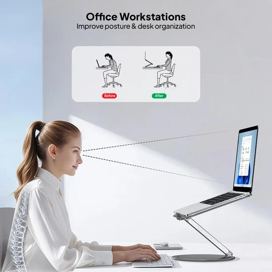 Mowsil MOLSR 360° Adjustable Laptop & Tablet Stand