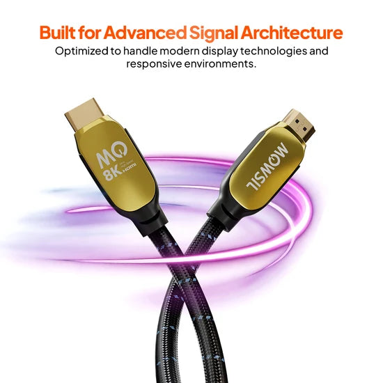 Mowsil 8K HDMI 2.1 Certified Cable – 48Gbps