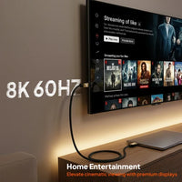 Mowsil 8K HDMI 2.1 Certified Cable – 48Gbps