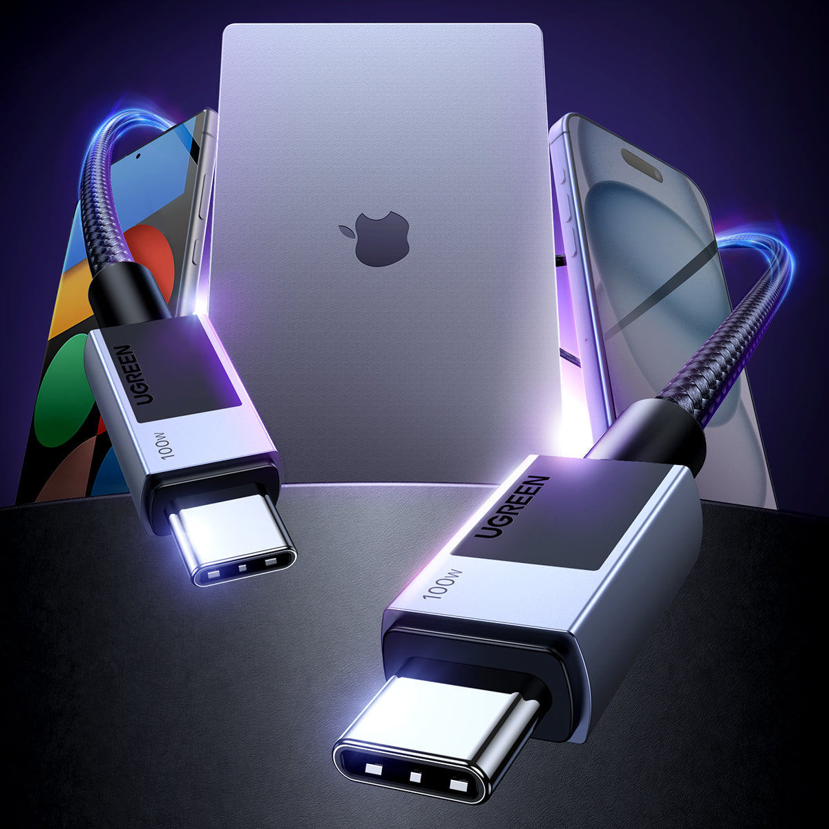 Ugreen L512 Uno 100W USB C to USB C Cable 1m