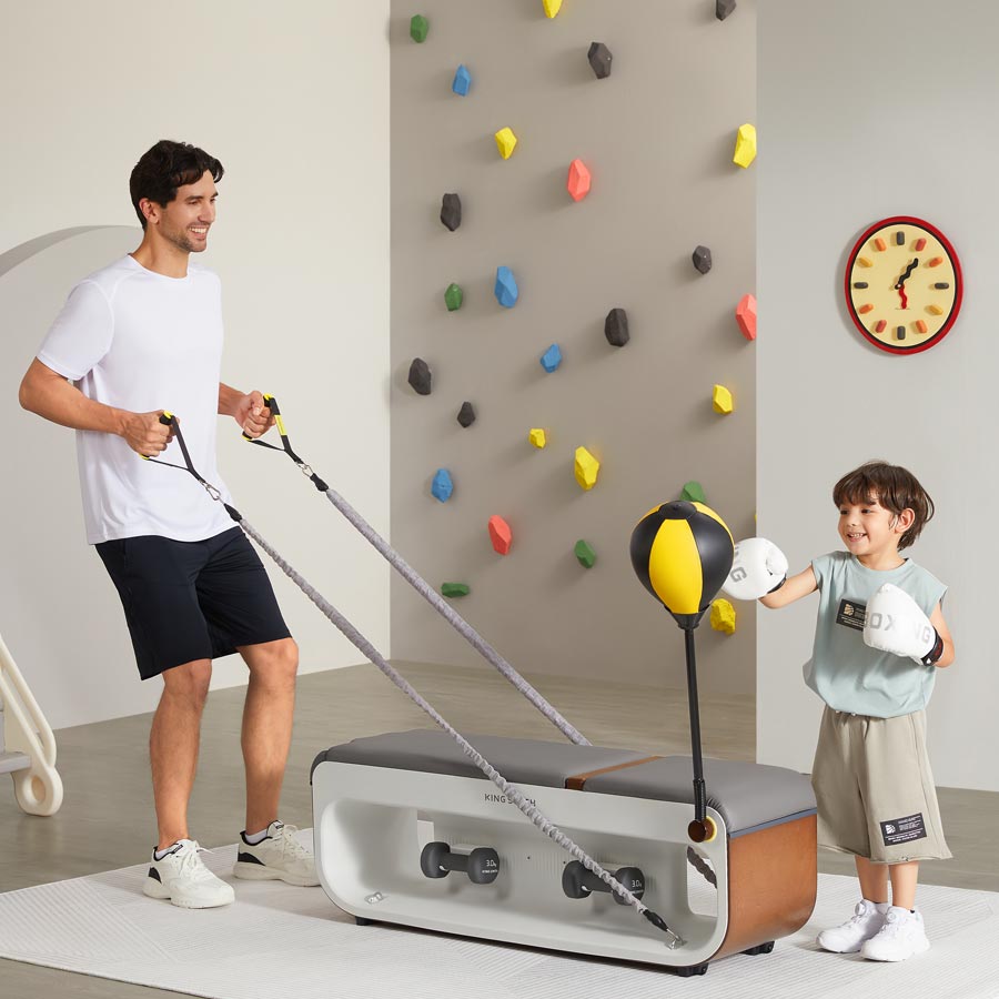 King Smith Multifunctional Gym Bench B1 side view - Exercise Benches | Buy Online in Kuwait | Pro Sports Kuwait