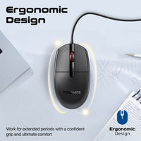 Promate CM 1200 Wired Optical Mouse