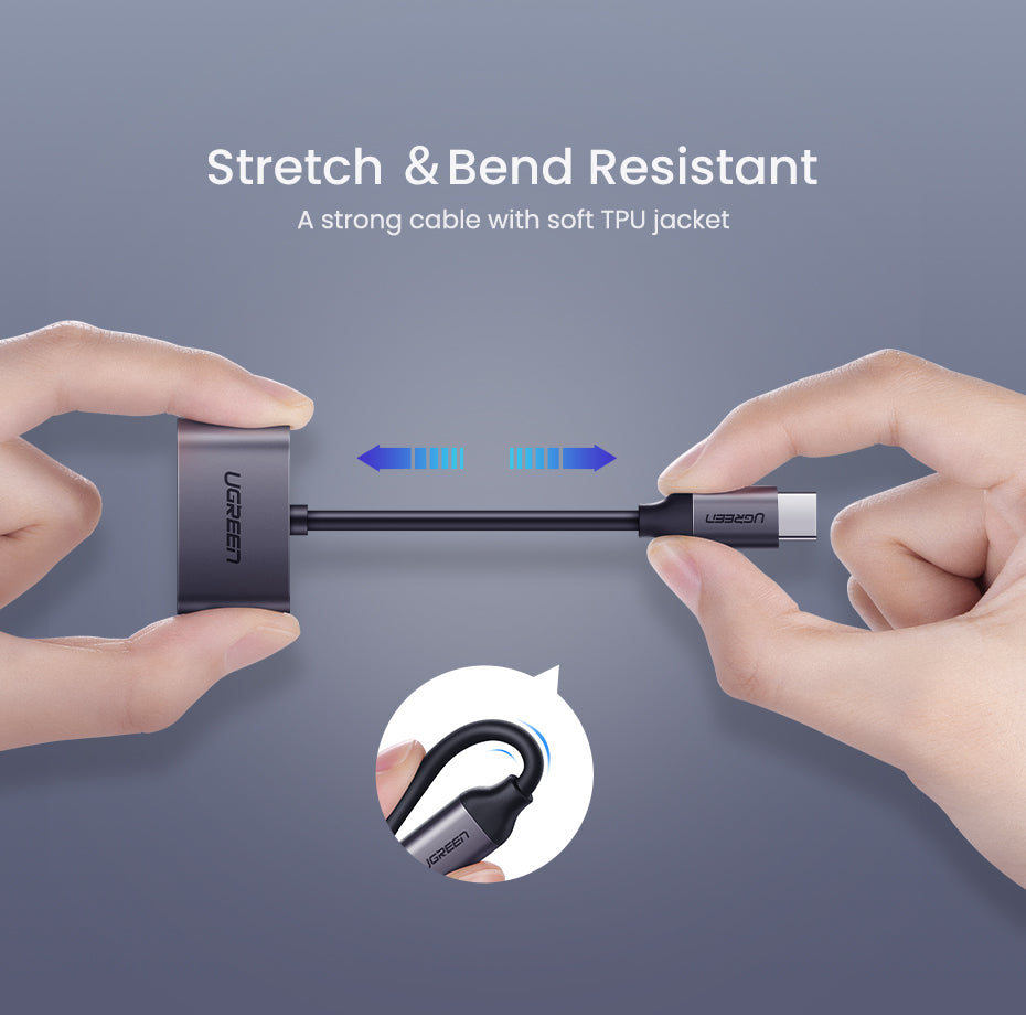 Ugreen CM232 USB C One to Two Converter