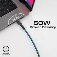 Promate CableKit CC 60W 3 Piece USB C Cable Kit