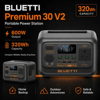Bluetti Premium 30 V2 600W 320Wh Portable Power Station