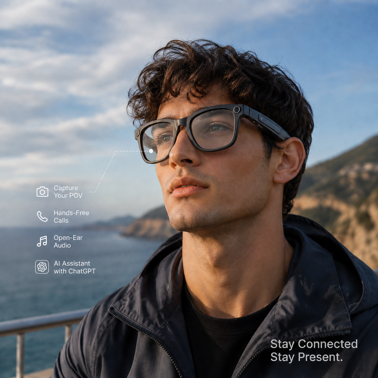 Powerology Paganspo Ai Camera Smart Glasses