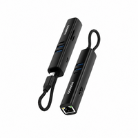 Porodo 8-In-1 Multi-Port USB Hub with 5Gbps Transfer Speed