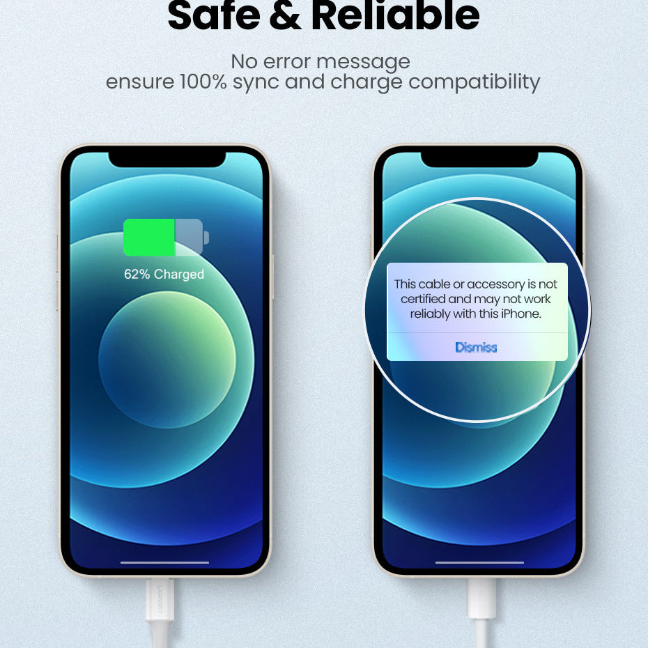 Ugreen US171 60W USB C to Lightning Cable 2m