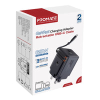 Promate Cubix R65 charging a laptop