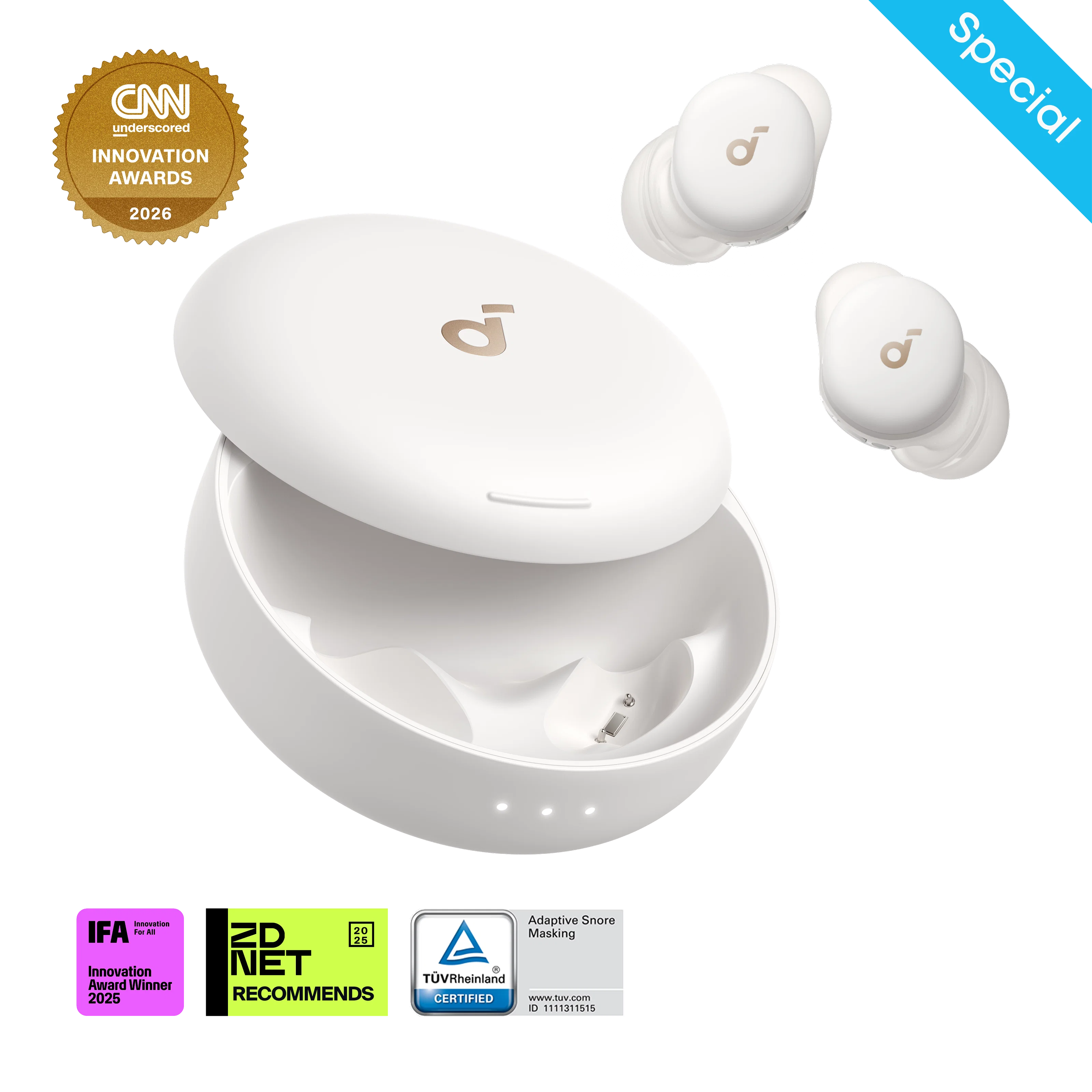 Soundcore A30 Smart ANC Sleep Earbuds