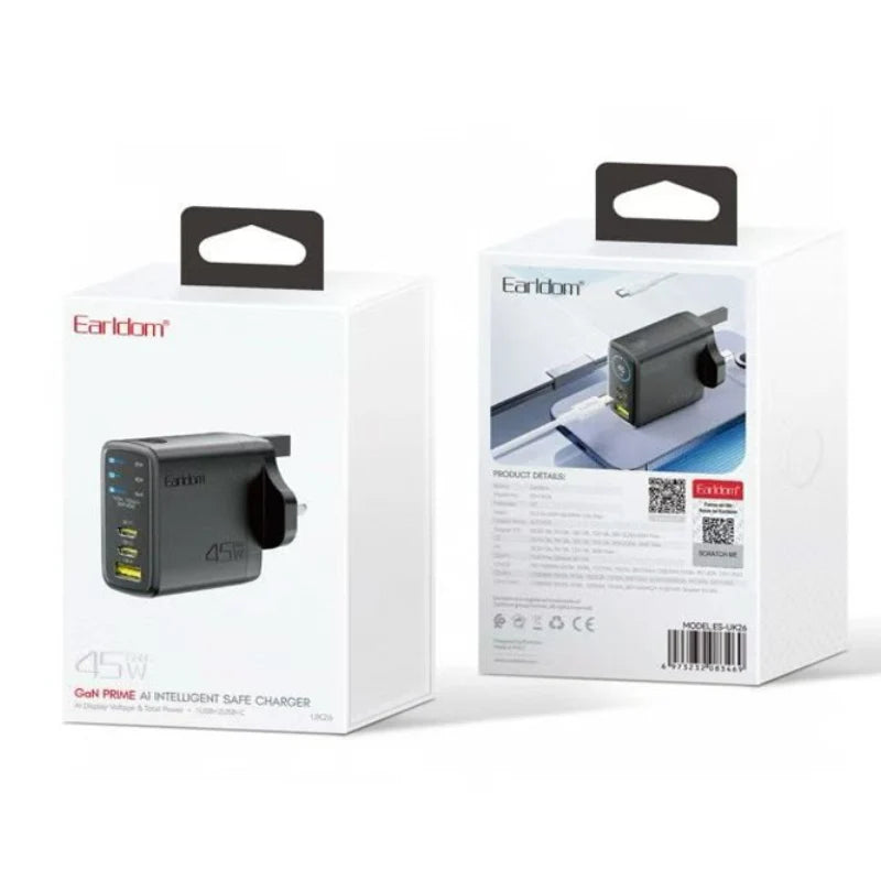Earldom GaN Prime Safe 45W Charger