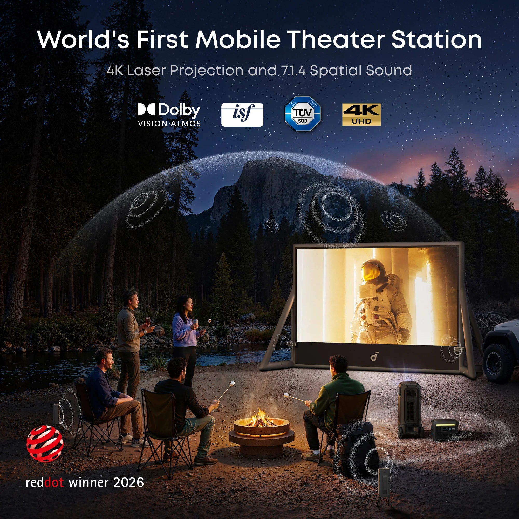 Nebula X1 Pro 4K Triple Laser Projector System