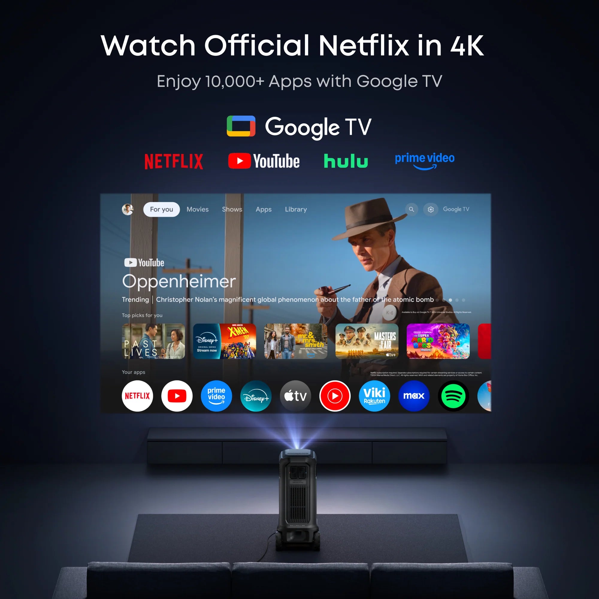 Nebula X1 Pro 4K Triple Laser Projector System