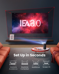 Nebula Capsule 3 1080p Google TV Portable Projector