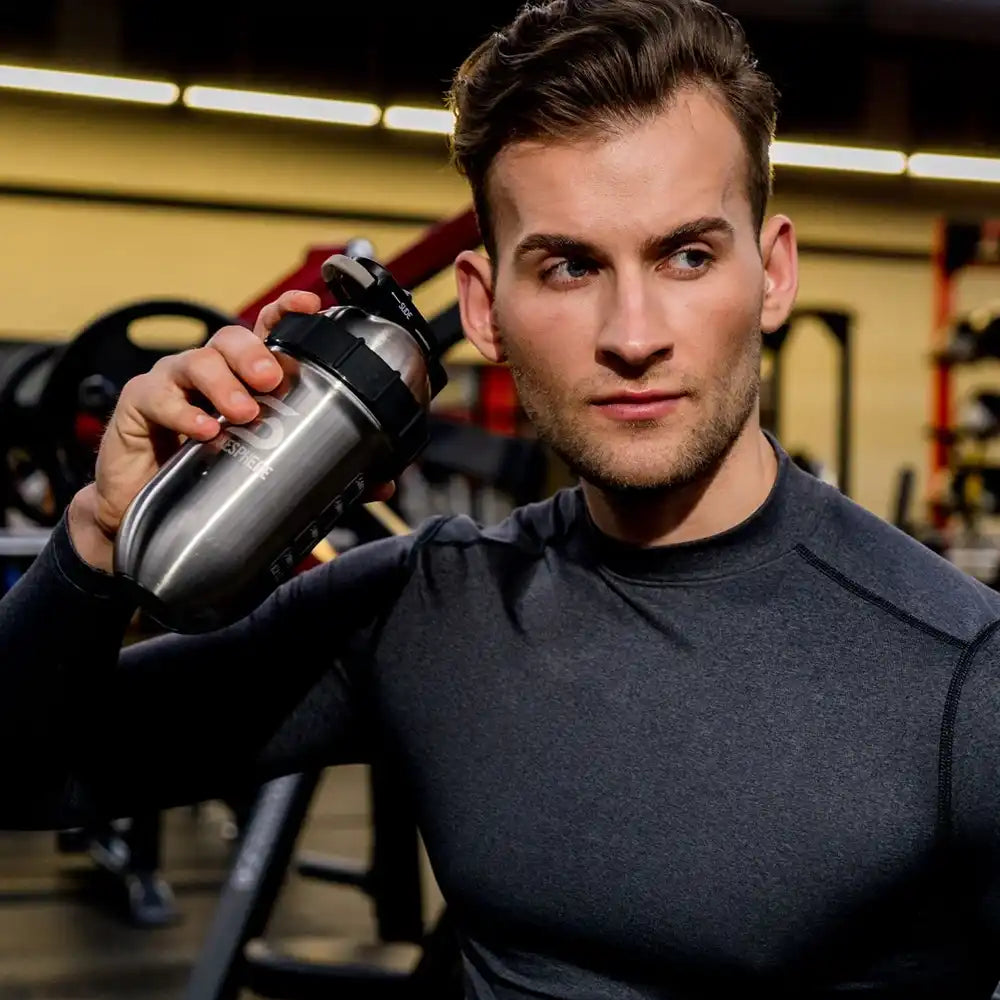ShakeSphere Tumbler Double Wall Steel 700 ml - Protein Mixer - Pro Sports | Shop online in Kuwait