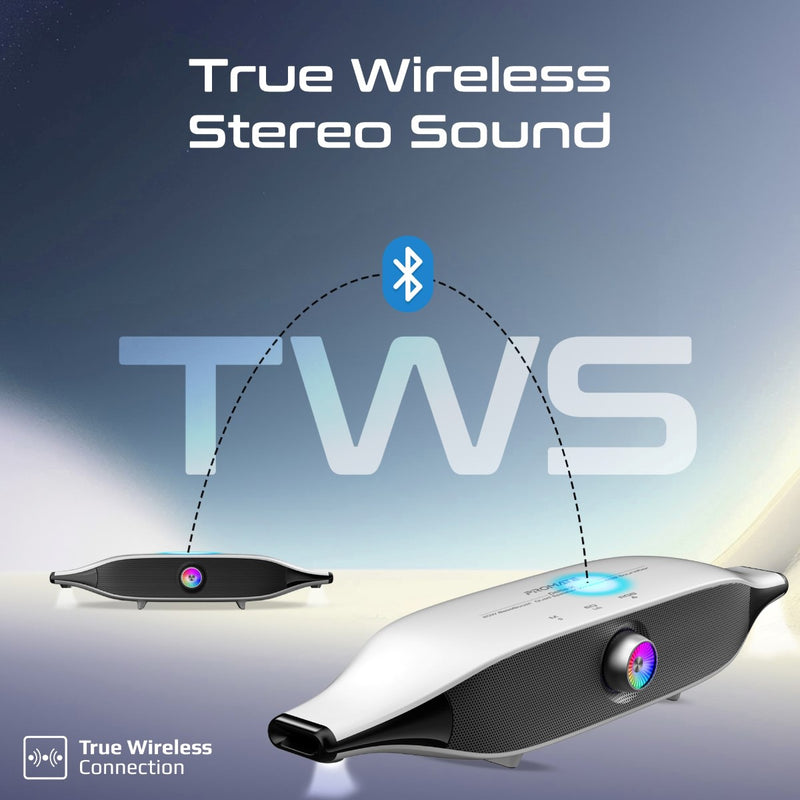 Promate Delta X 20W Wireless RGB Soundbar