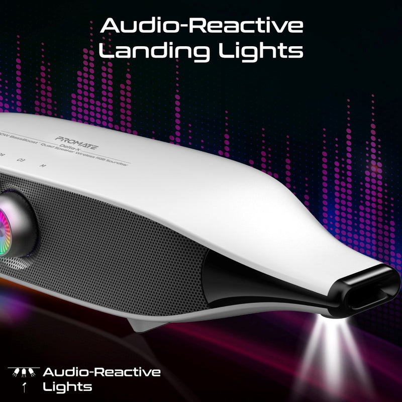 Promate Delta X 20W Wireless RGB Soundbar