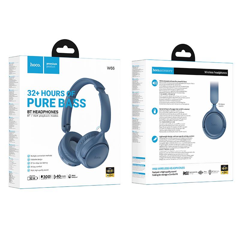 Hoco W66 Wave Wireless Headphones