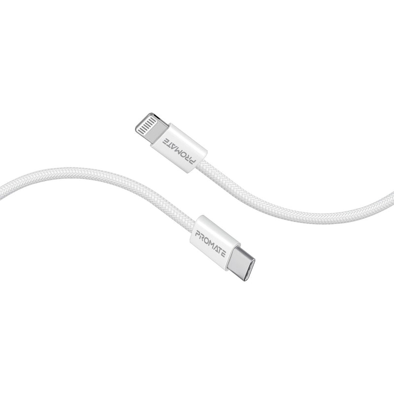 Promate EcoLine Ci120 27W Braided Lightning Cable