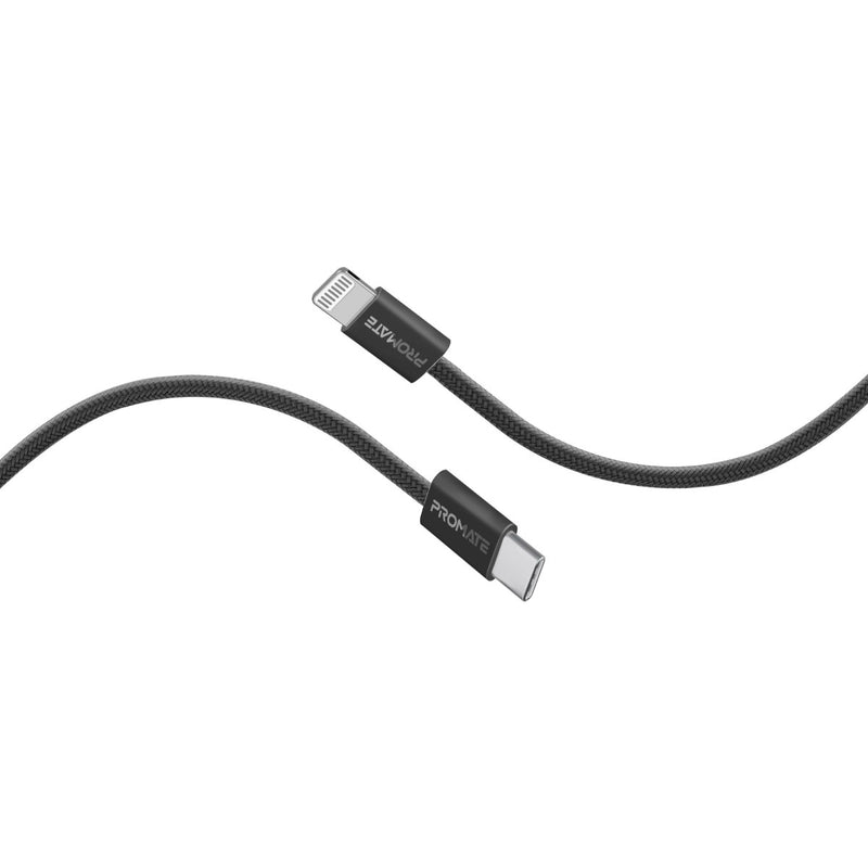 Promate EcoLine Ci120 27W Braided Lightning Cable