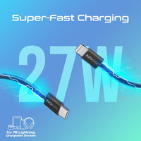 Promate EcoLine Ci120 27W Braided Lightning Cable