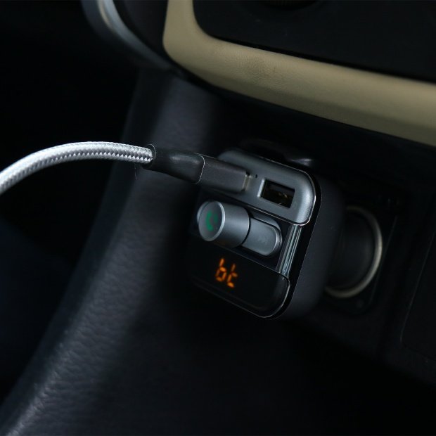 Porodo Wireless Car Kit with FM Transmitter 15W