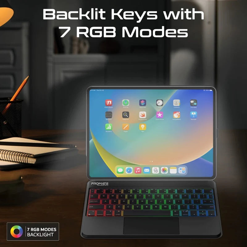 Promate FlexKeys 11 Pro iPad Keyboard Case