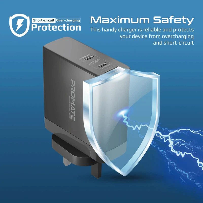 Promate GaNCharge 140W PD 3.1 GaN Charger