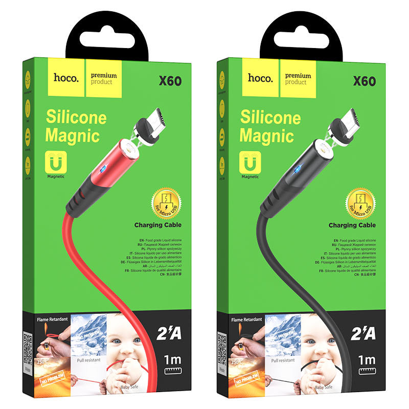 HOCO X60 Honorific Magnetic Micro-USB Charging Cable