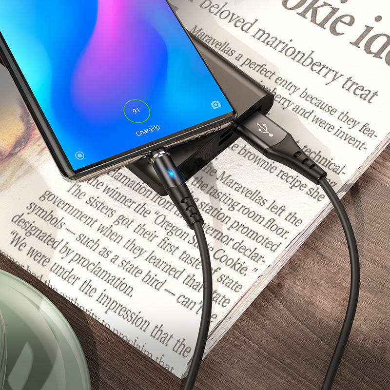 HOCO X60 Magnetic USB-A to USB-C Cable 1m