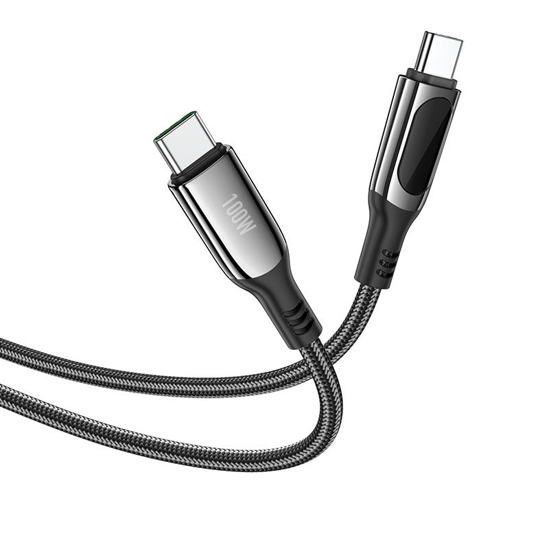 HOCO S51 USB-C to USB-C 100W Cable with Display