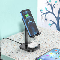 HOCO CW37 2-in-1 Wireless Charging Stand