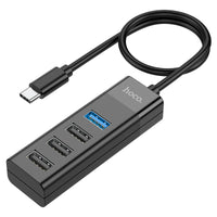 HOCO HB25 Easy Mix 4-in-1 USB-C Hub