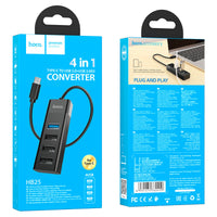 HOCO HB25 Easy Mix 4-in-1 USB-C Hub