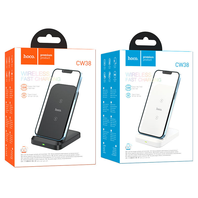 HOCO CW38 Tabletop Wireless Fast Charging Holder