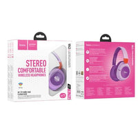 HOCO W43 Adventure Wireless Bluetooth Headphones — Purple
