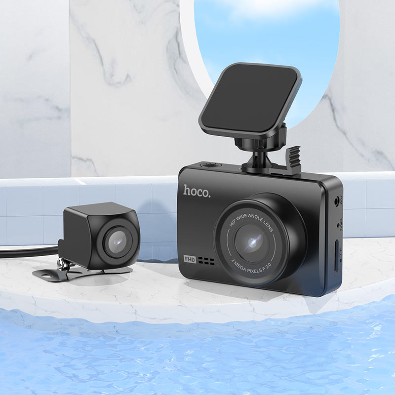 HOCO DV3 Dual Channel Dash Cam with IPS Display