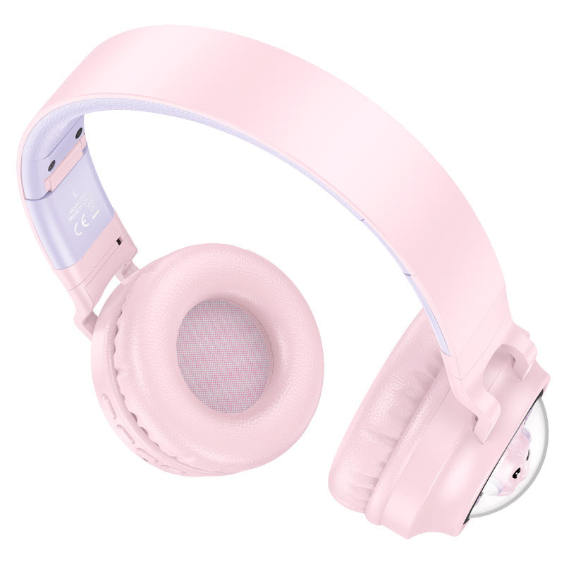 HOCO W50 Cute Fun Wireless & Wired RGB Headphones