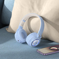 HOCO W50 Cute Fun Wireless & Wired RGB Headphones