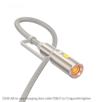 HOCO U138 All-in-One USB-C to C Charging Cable with Cigarette Lighter