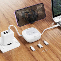 HOCO U140 Retractable 3-in-1 Cable Set With Storage Box
