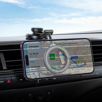 HOCO H77 View Magnetic Car Holder Folding Center Console Mount