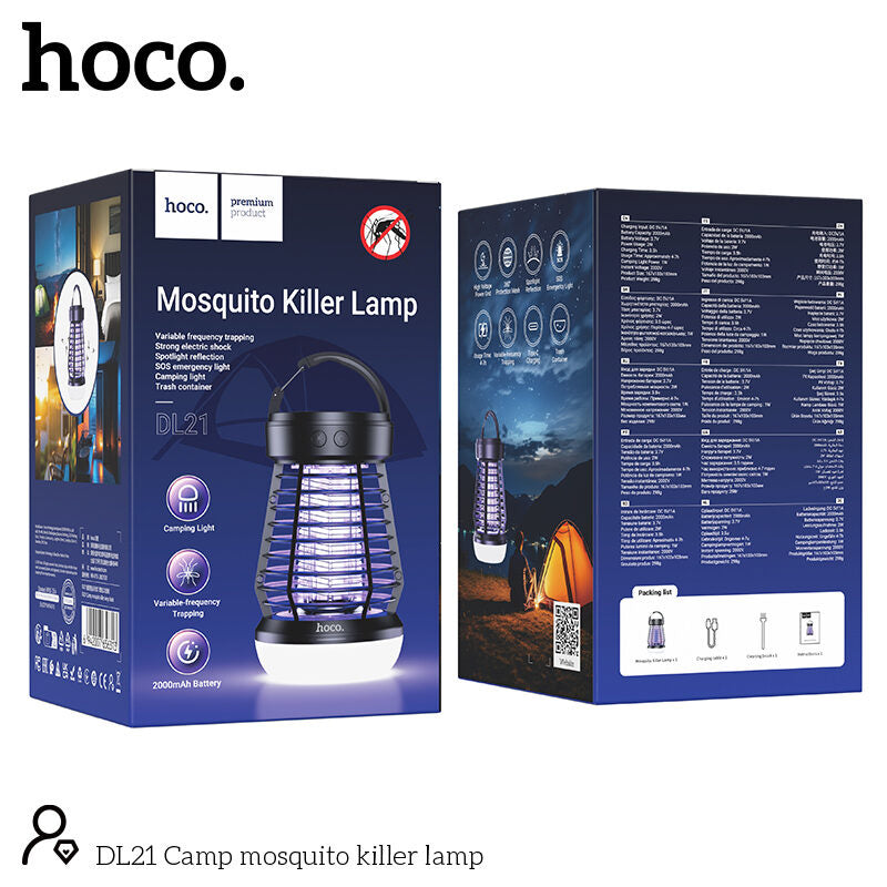 HOCO DL21 Rechargeable Mosquito Killer Lamp