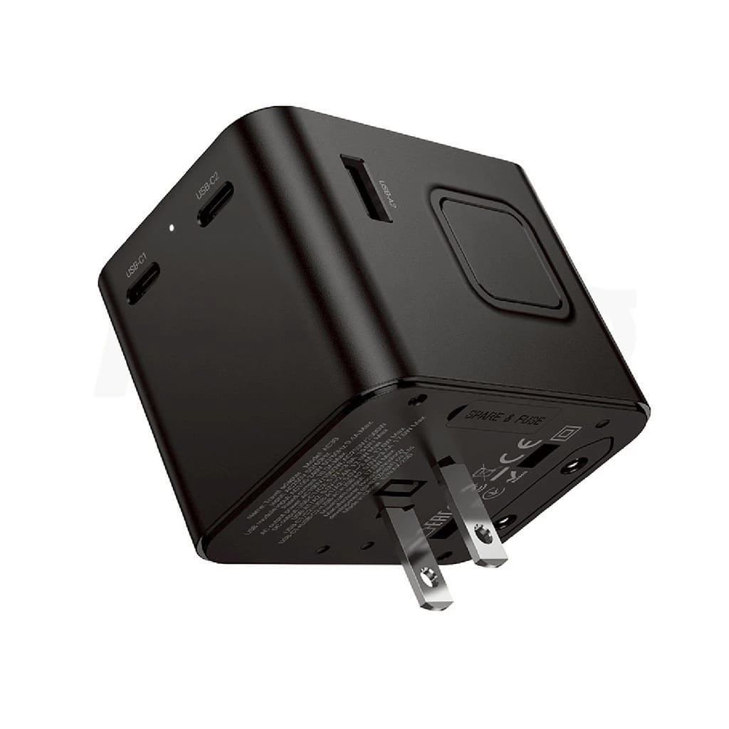 HOCO AC30 Four-Port Universal Travel Adapter