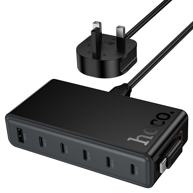 HOCO C151B PD50W 7-in-1 Charging Station UK Plug